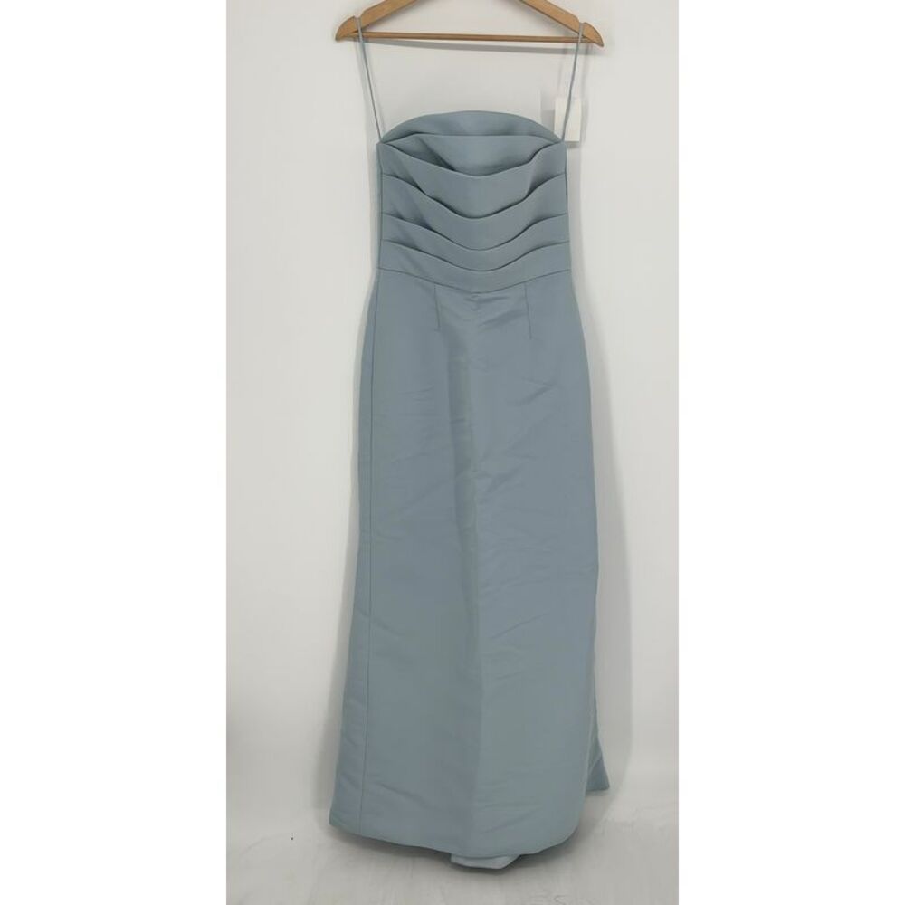 Amsale Sonia Ice Blue Dress
